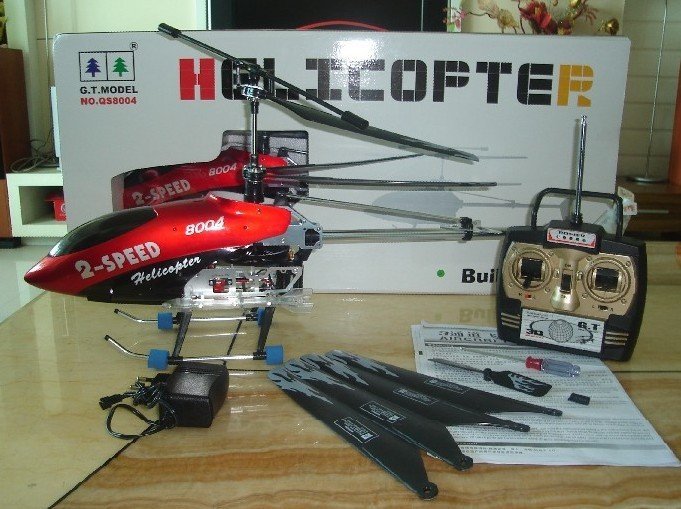 3CH Outdoor RC Helicopter with a Twin Coaxial Ortor
