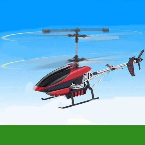 Red & Black Plastic & Metal 40M Operational Range Radio Control Helicopters