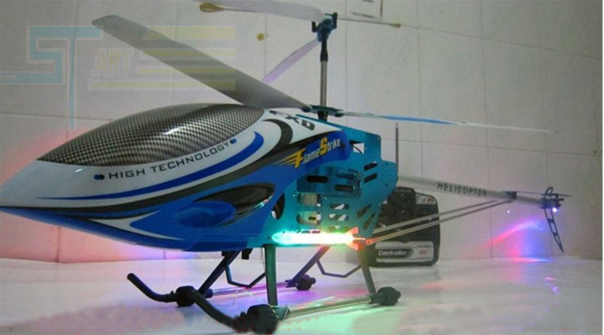 3 Channel Gyroscope System Metal Frame LED Lights RC Helicopter  3 Channel Gyroscope System Metal Frame LED Lights RC Helicopter