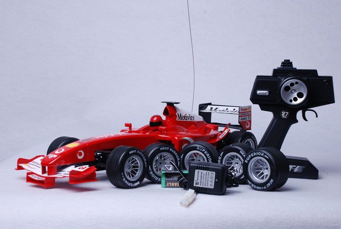 Red Battery Plastic Drift Remote-controlled Car