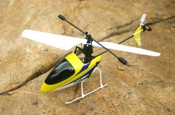 Yellow 4 Channel Digital Display Radio Control Airplanes
