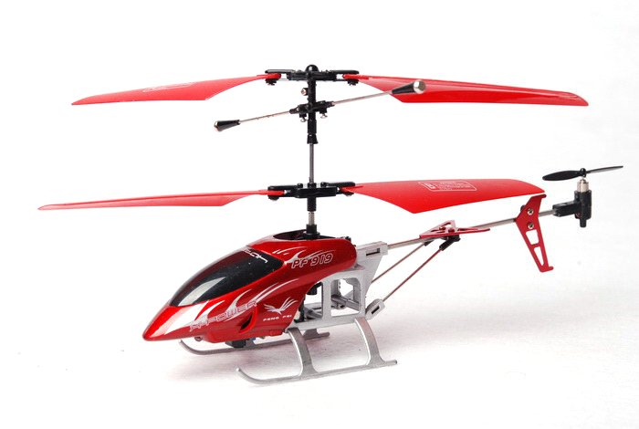 Mini Red Electric Three-channel Remote Control Airplane