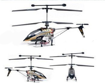Metal Gyro Frame 3.5CH Remote Control Plane Toy with Led Lights