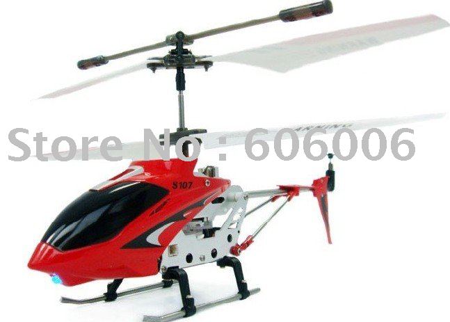 Metal Frame 3CH Remote Control Plane Toy with Led Lights and Gyro