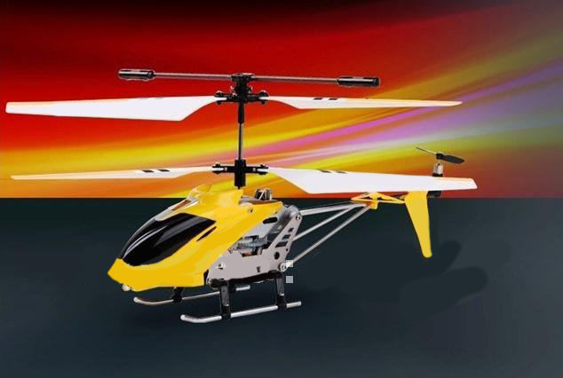 Syma S107 RC 3 Channel Double Protection Mini Yellow Color Radio Control Airplanes