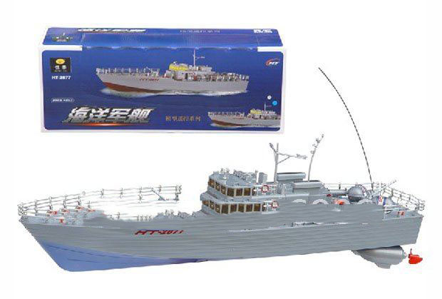 RC Rechargeable War Battle Remote-controlled Speeding Boat