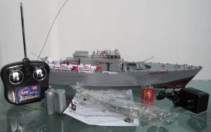 Simulation Missile Destroyer Double Motors Attach Lighting Remote Warships