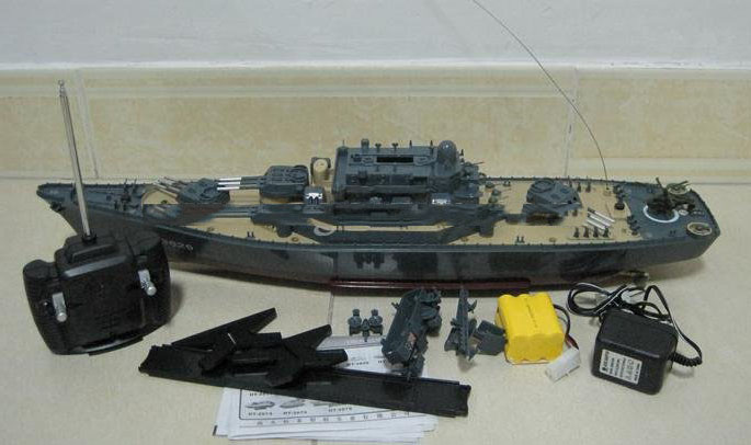 Simulation Warships Double Motors Four Frequency Radio Control Boats