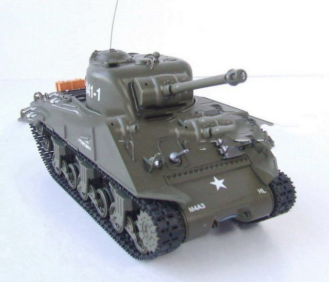 Sherman Radio Remote Controlled RC RTR Battle Tank
