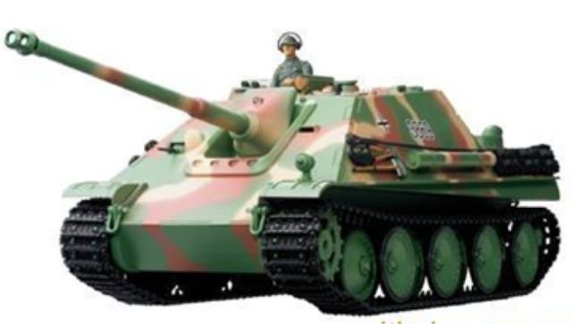 Army Green With A Person In Plastic Radio Control Tanks