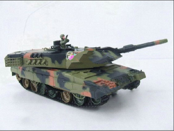1:24 Radio Control Leapard A5 Military Battle RC Tank