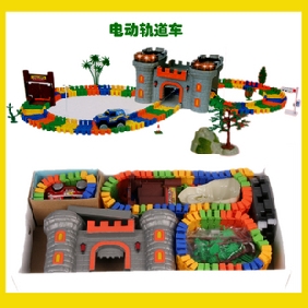 Electric Rail Cars Train Orbit Change Track Children's Toys