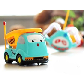 Two Channels Music Cartoon Racing Radio Car Toy