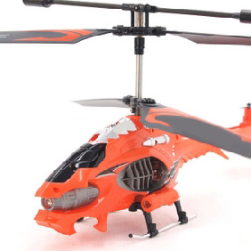 Auldey Sprint Attacking Fire Weapons Remote Control Helicopter