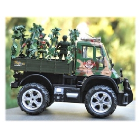 Charge Light Radio Control Trucks Shockproof Military Trucks Toy