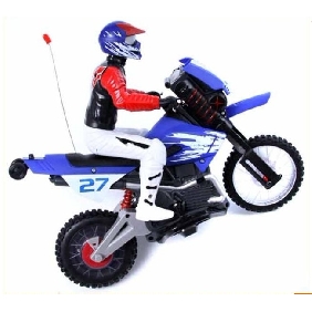 Four-channel Shockproof Ruggedness 360-degree Roll Stunt Radio Control Motorcycles