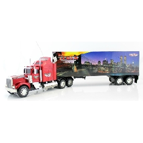 4 Channel Rechargable Container Cars 1:24 Simulated 10-Wheels Radio Control Trucks