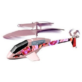 2 Channel Mini Pink Infrared Radio Control Helicopters