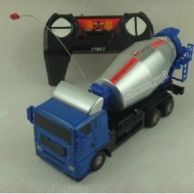 Child Remote Control Engineering Can Turn Cement Mixer Vehicles Toy Car