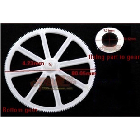 Bottom Gear Replacement Parts of 8501 Helicopters Including Fixing Part to Gear  Bottom Gear Replacement Parts of 8501 Helicopters Including Fixing Part to Gear