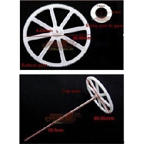 Top Gear + Bottom Gear Replacement Parts of 8501 Helicopters